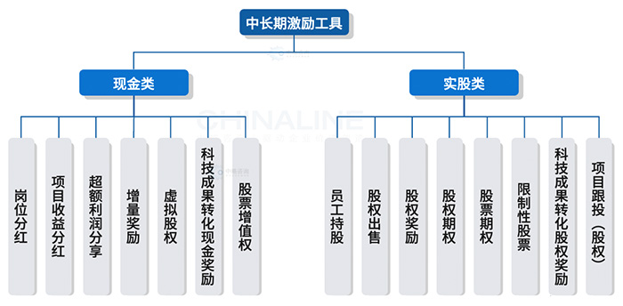 中長(cháng)期激勵工具類型